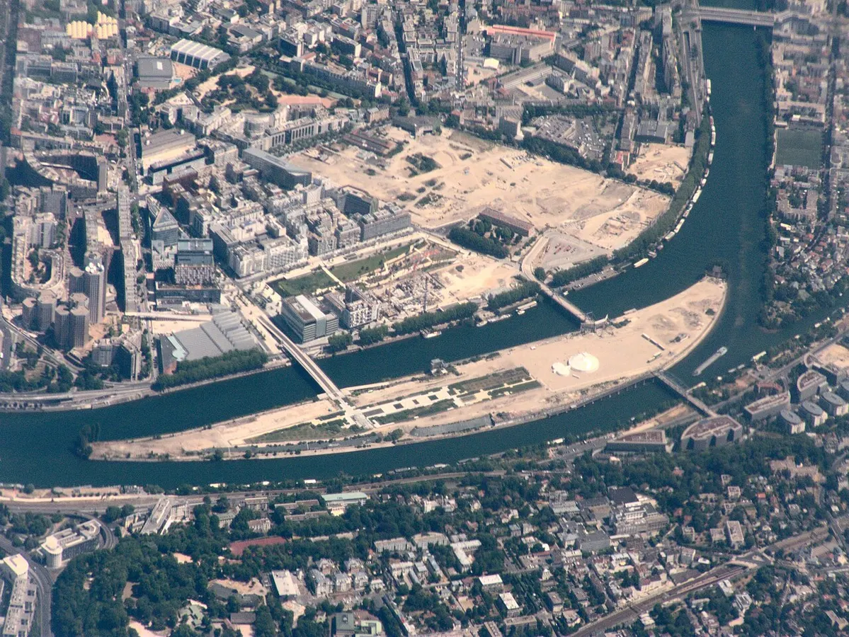 Vue de Boulogne-Billancourt, plus grande ville des Hauts-de-Seine