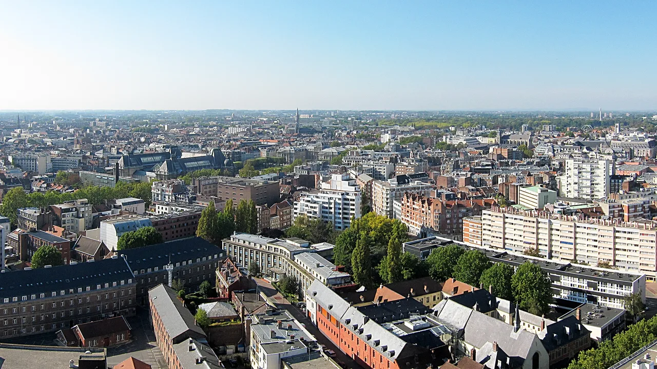 Vue de Lille, préfecture du Nord
