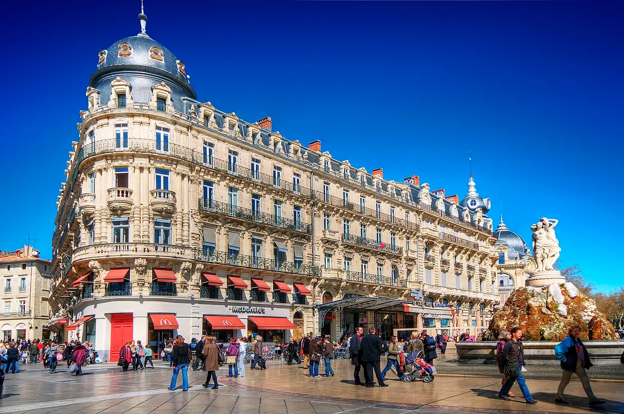 Vue de Montpellier, préfecture de l'Hérault