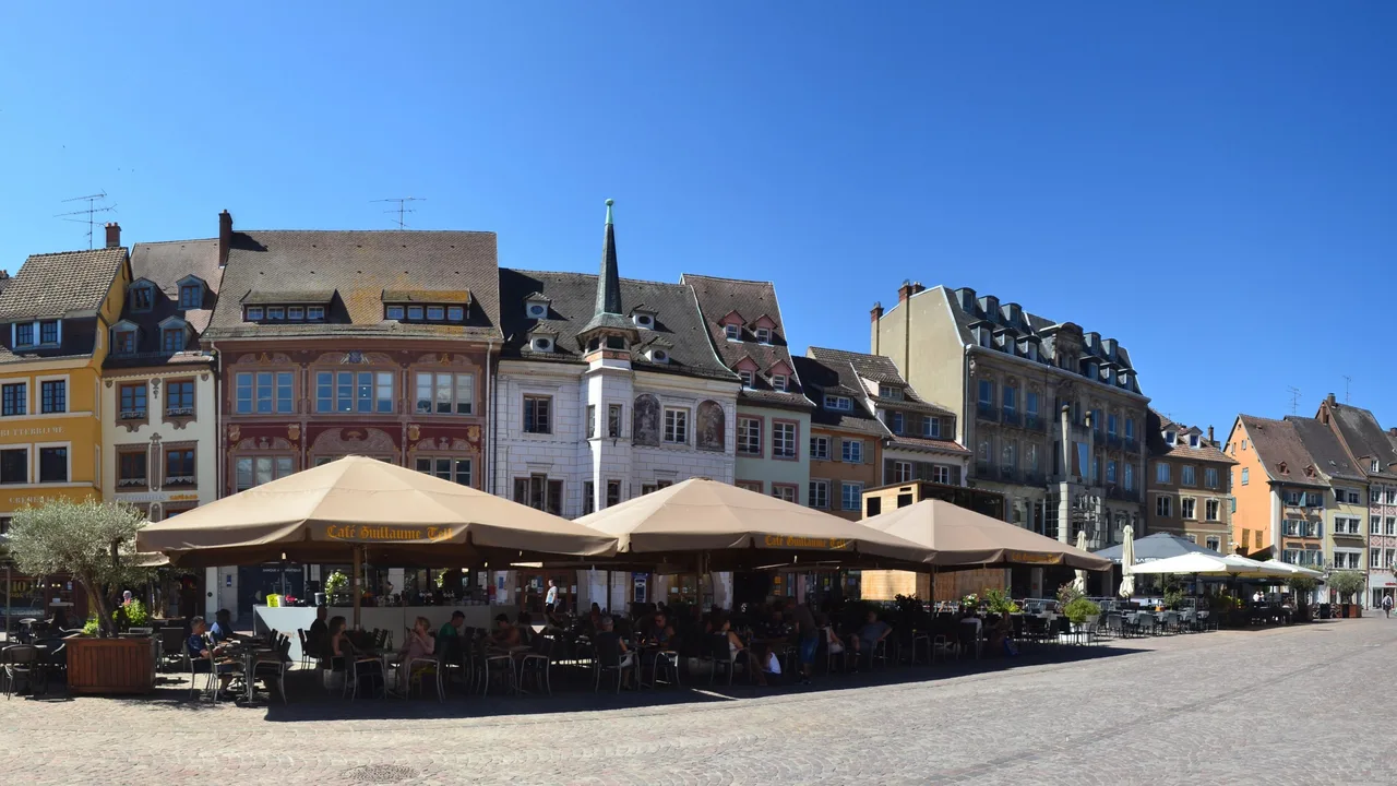 Vue de Mulhouse, sous-préfecture du Haut-Rhin