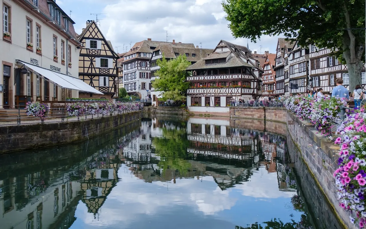 Vue de Strasbourg, préfecture du Bas-Rhin et capitale européenne